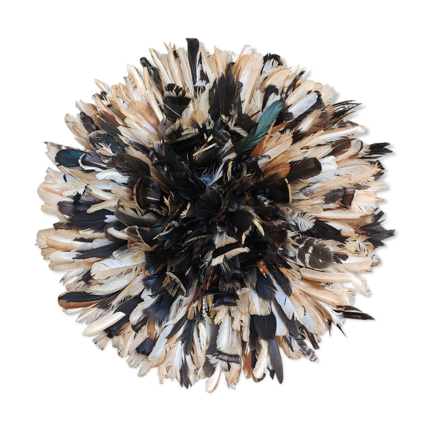 Juju hat natural beige brown speckled 50cm