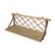 Vintage rattan shelf design 60 years