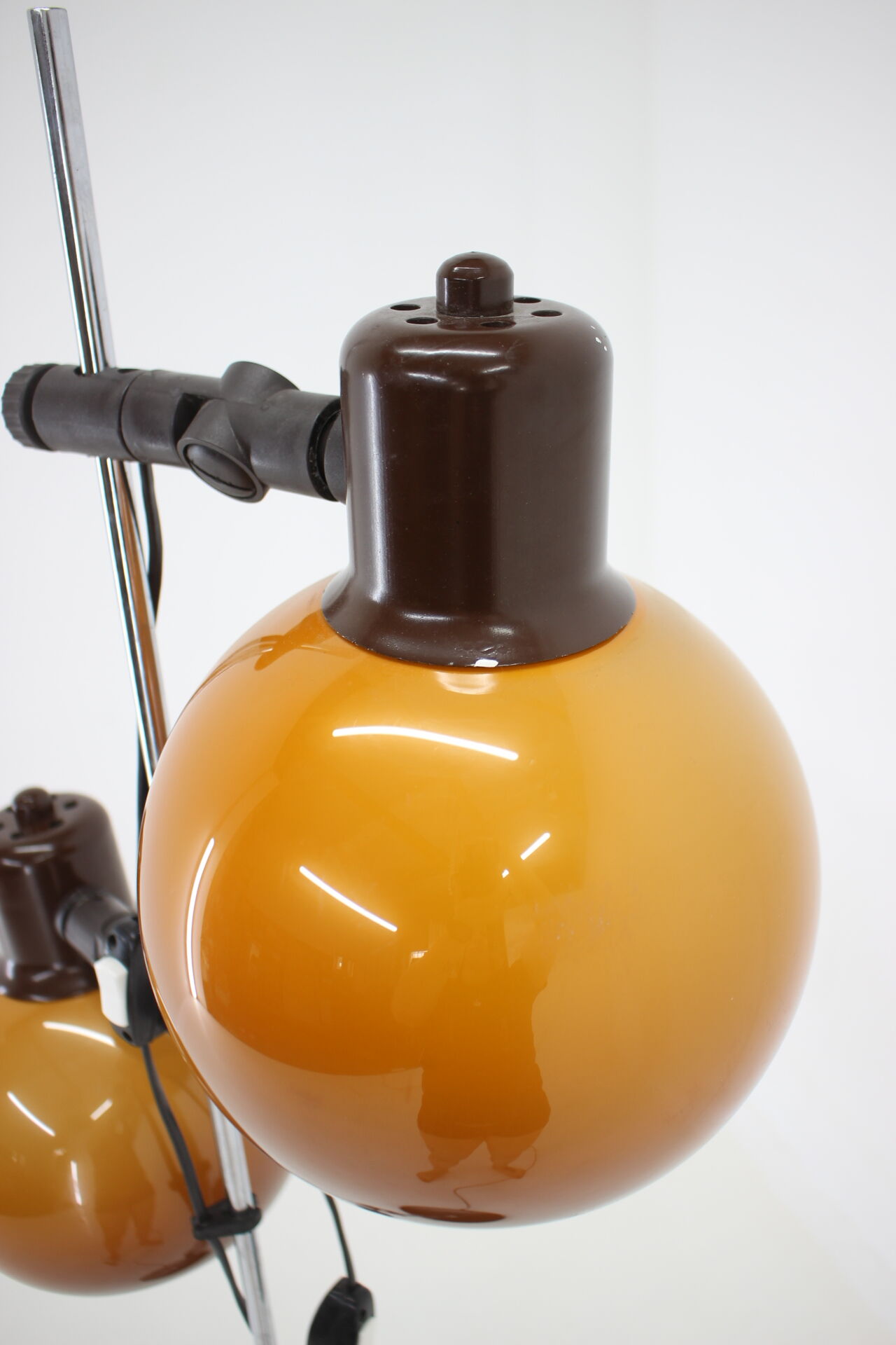 1970s Floor lamp with Plastic Lamp Shades, Hungary