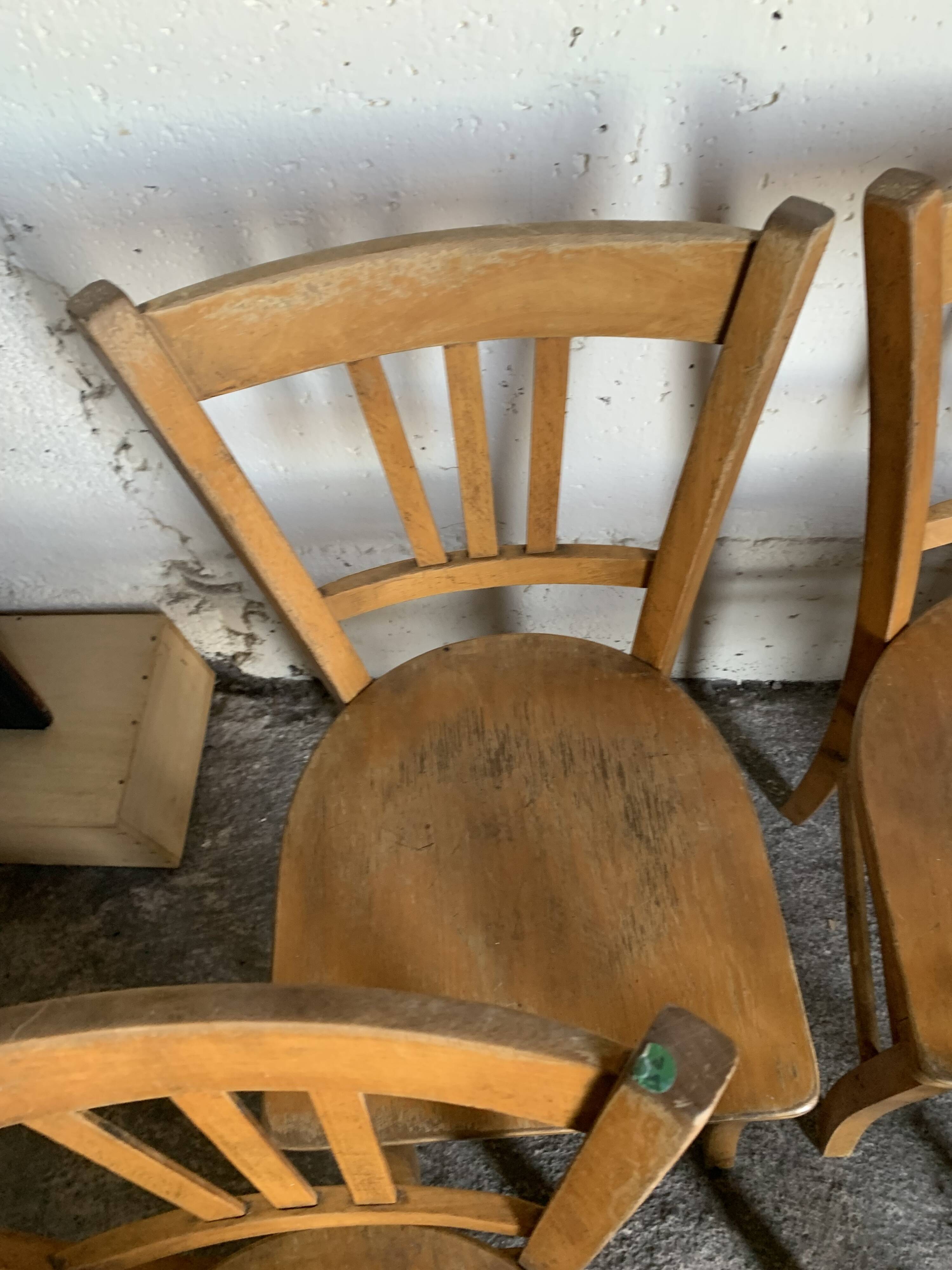 6 pure juice bistro chairs