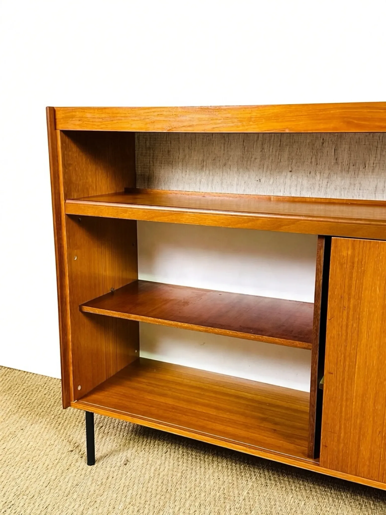 Enfilade scandinave haute en teck 1960