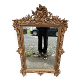 Old gold mirror