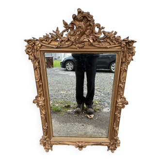 Miroir doré ancien
