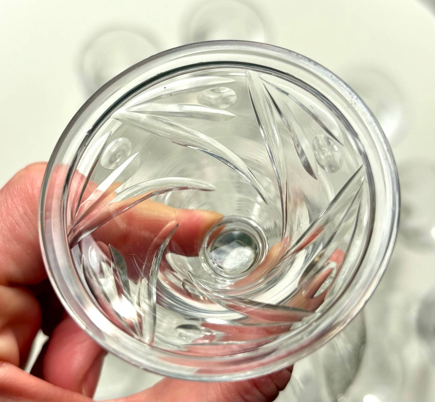 Verres Saint Louis Crystal modèle Cluny