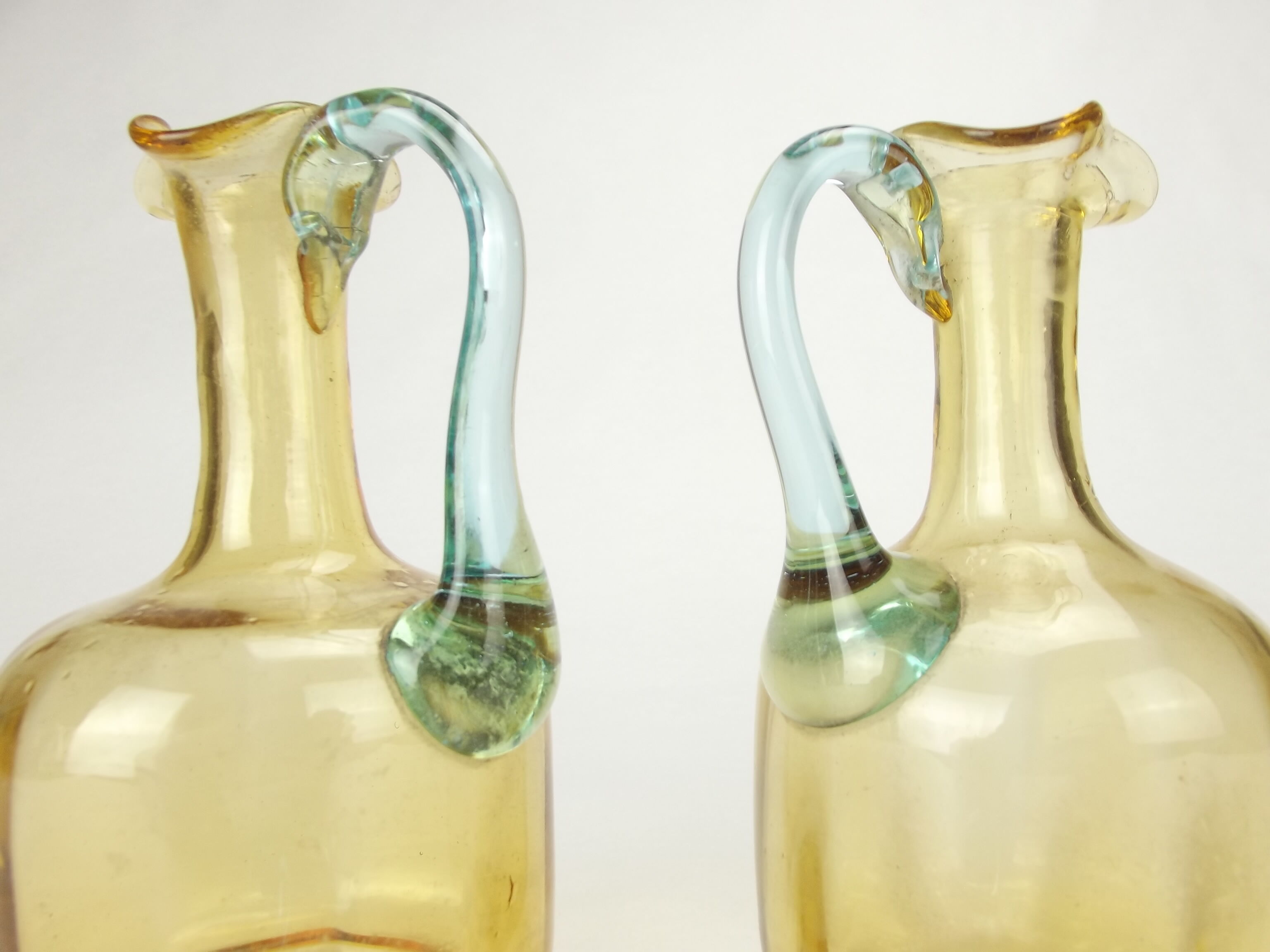 Old pair of George Sand decanters, Cristal de Portieux