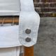 Vintage safari chair 1960s Denmark with canvas minimalist design