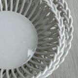 pair of antique twisted porcelain bowls