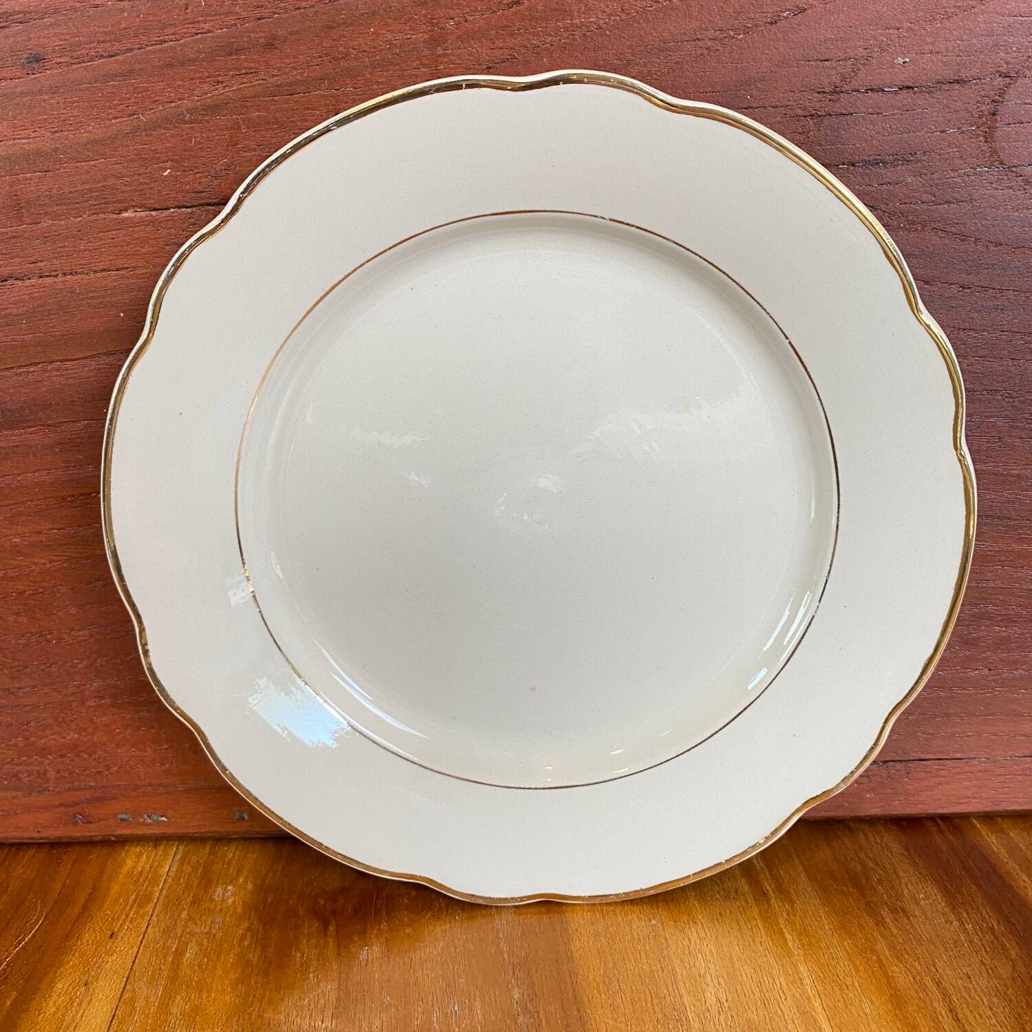 Lot de 12 assiettes porcelaine opaque Digoin et Sarreguemines