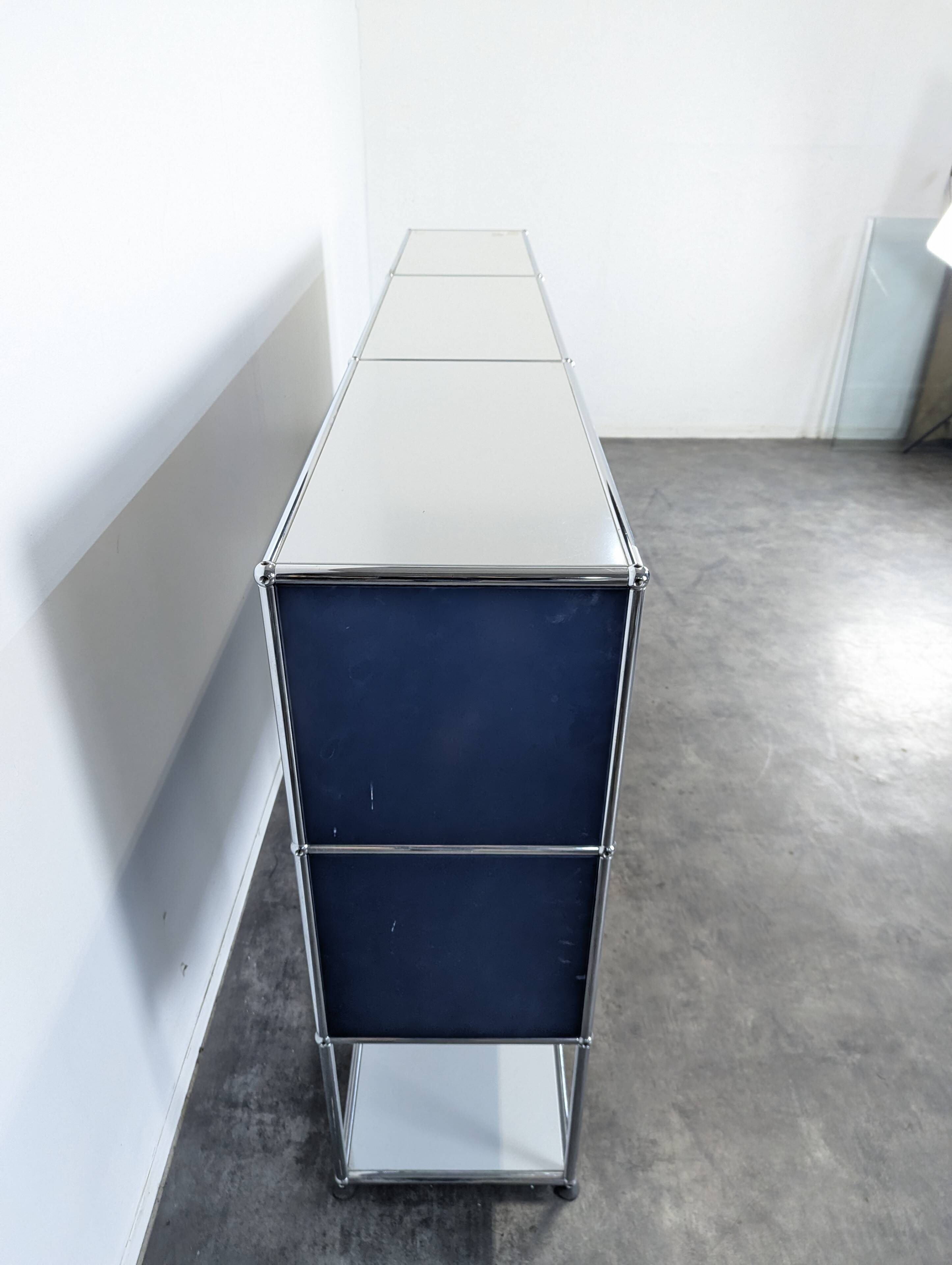 Blue USM Haller sideboard