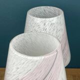 Mushroom table lamps in Murano glass, Italy, 1970s, set of 2