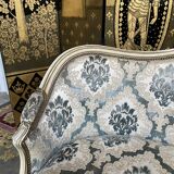 Louis XV style basket sofa