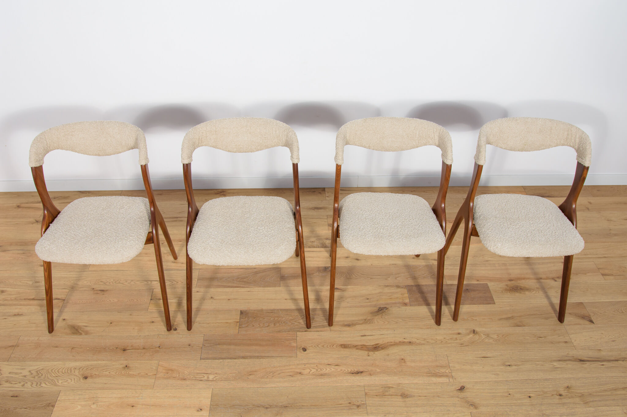Model Sonja Dining Chairs by Johannes Andersen for Vamo Sonderborg, 1960s, Set of 4