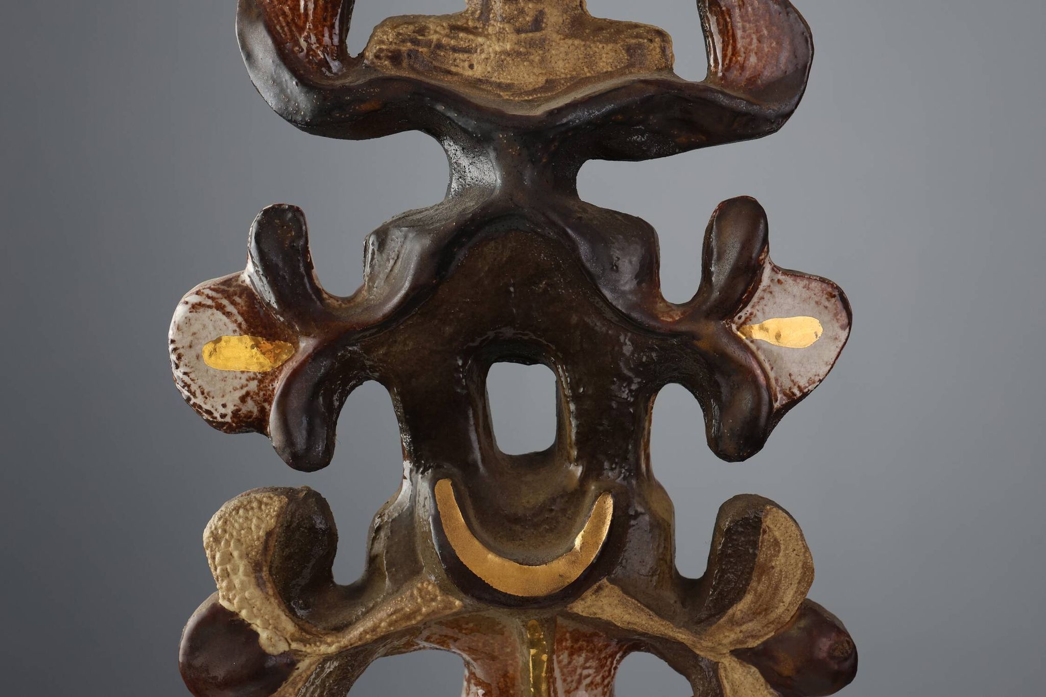 Totem signed and numbered by Elisabeth Vandeweghe for Perignem, Belgium, 19