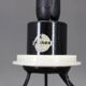 1960s Table Glass Lamp by Pokrok Zilina, Czechoslovakia