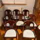 8 solid mahogany chairs