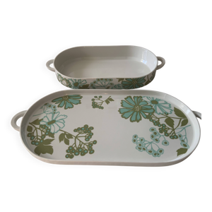 Ensemble de 2 plats villeroy