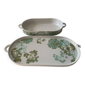 Set of 2 Villeroy & Boch Scarlett-Vintage 1967 dishes