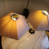 Vintage brass table lamps 70