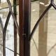 1930s English display cabinet in mahogany