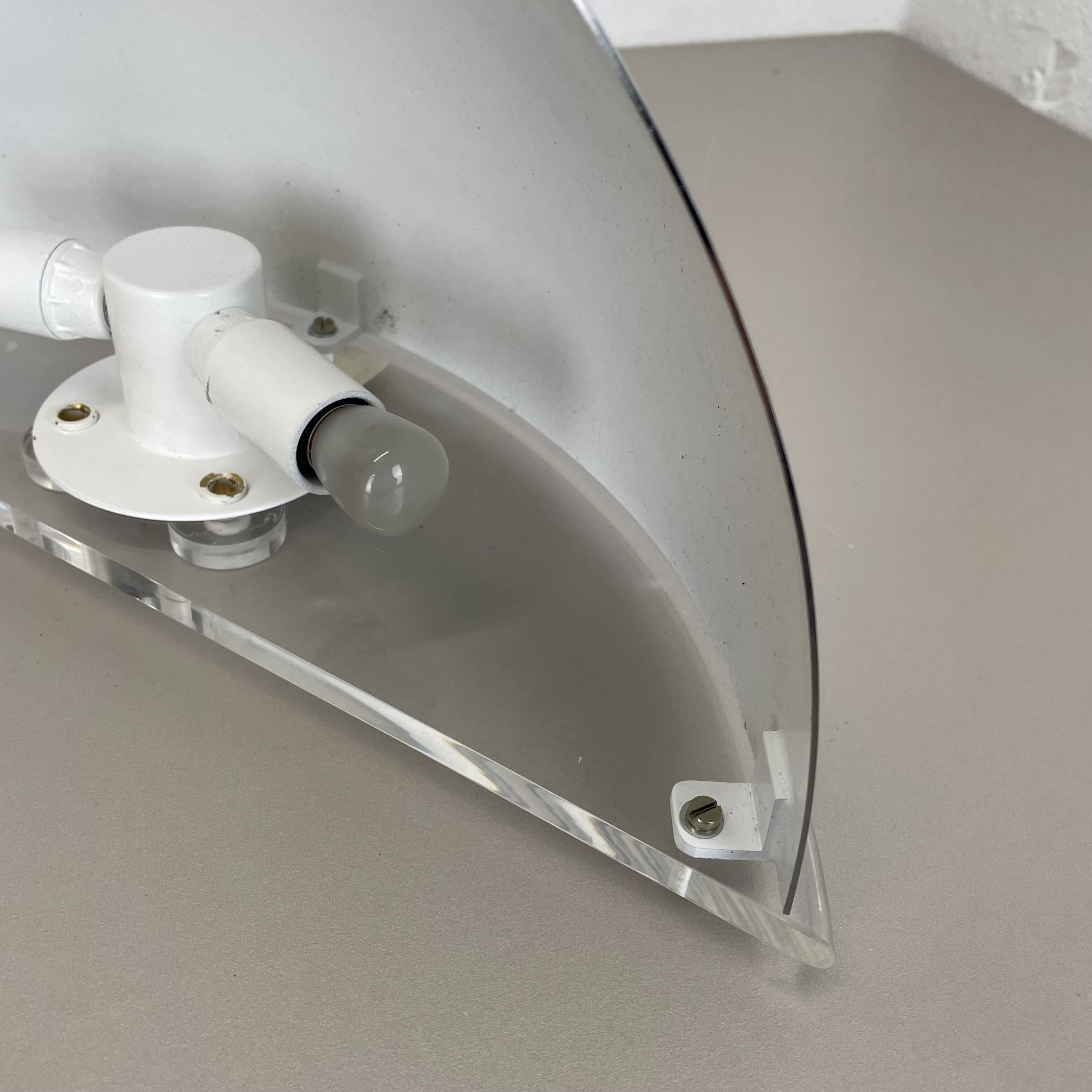 Postmodern wall light made of plexiglass in memphis style by art-line, germany, 1980s