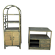 Ensemble de meuble vintage- bambou et rotin