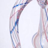 Blown glass ewer - murano - art nouveau - period: early 20th century