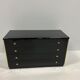 Black lacquered chest of drawers