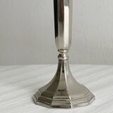single flower vase or metal candlestick