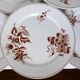 Lot de 6 assiettes plates vintage de Sarreguemines modèle Danois 210412