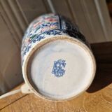 Antique lamp base in Gien earthenware