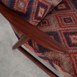 Fauteuil en teck, design danois, années 1970, production : Danemark