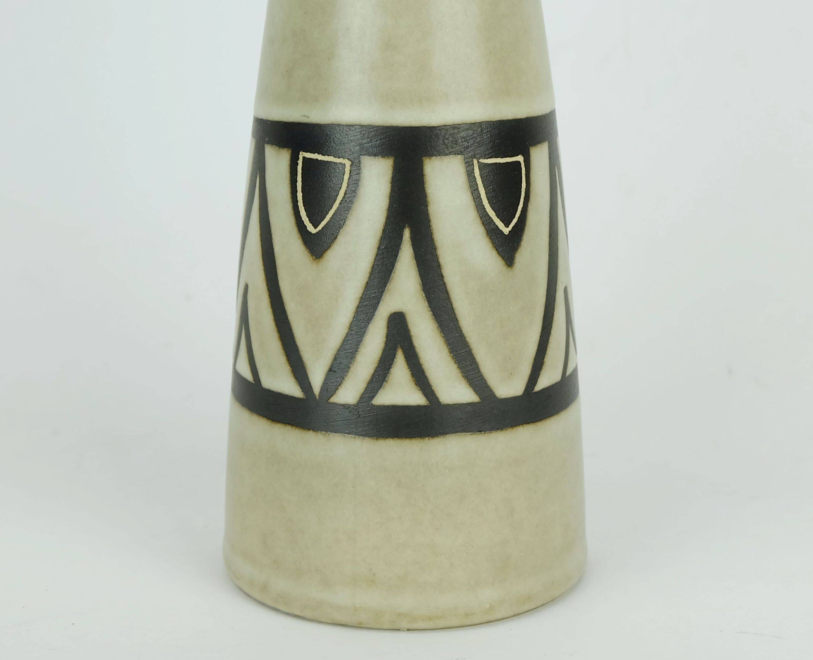 vintage mid century VASE ferdi keramik 1950s abstract decor model 1031/25