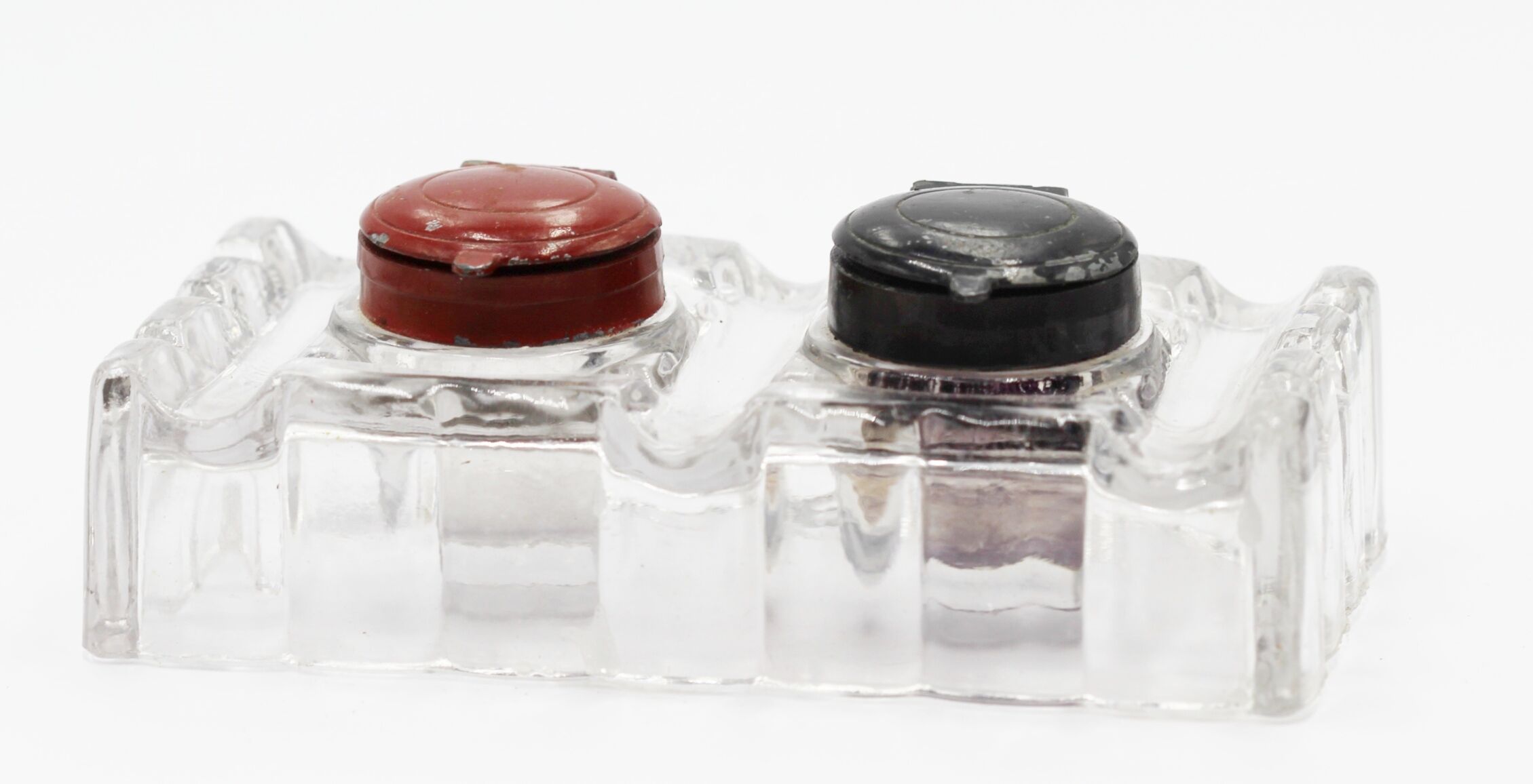 Former glass and Bakelite inkwell