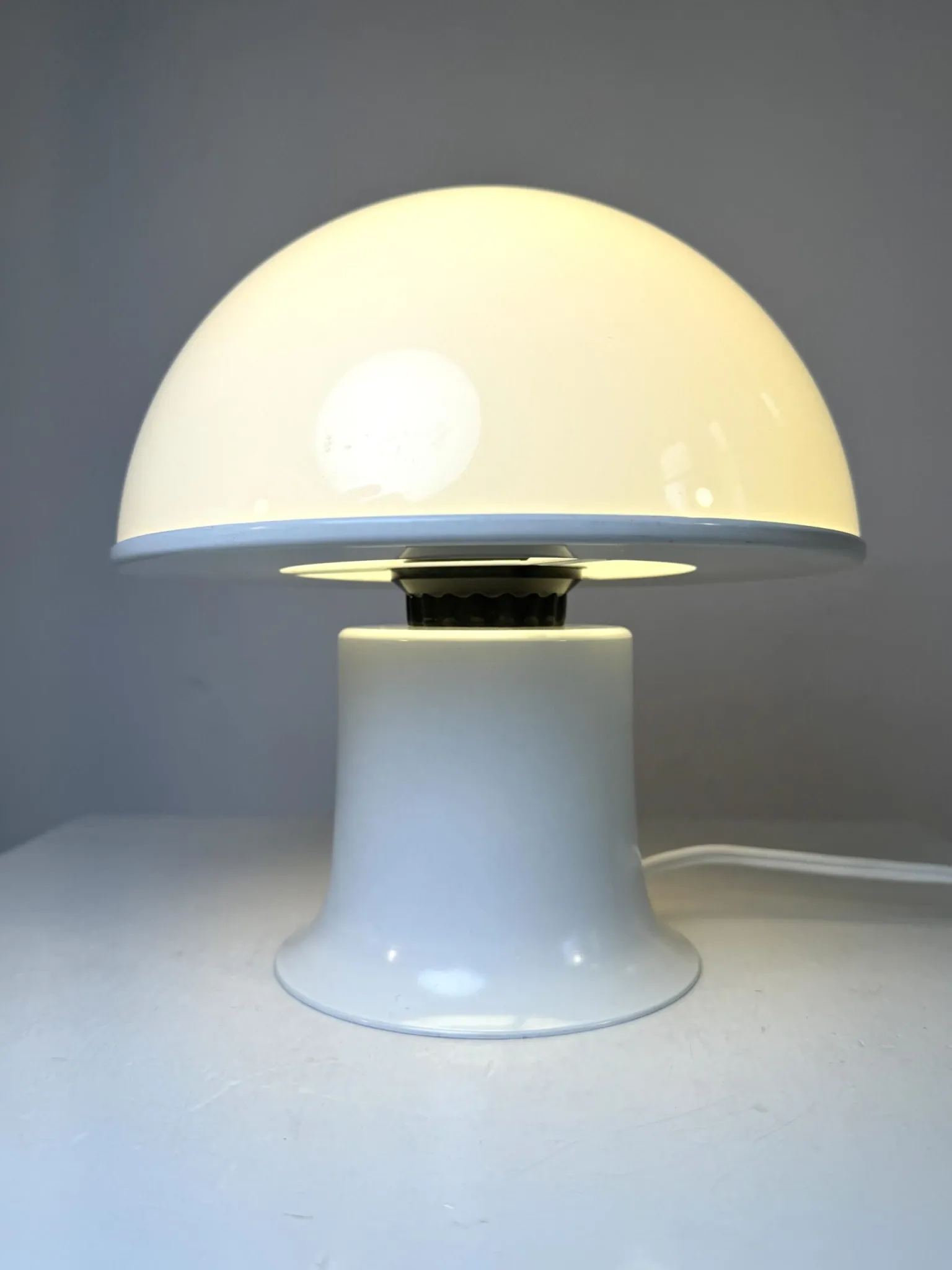 Lampe de table champignon par Dijkstra Lampen, Pays-Bas, années 1970.