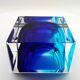 1970s Square Ashtray or Catch-all in Murano Glass by Flavio Poli.