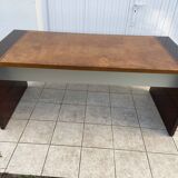 1970s lacquer and leather desk