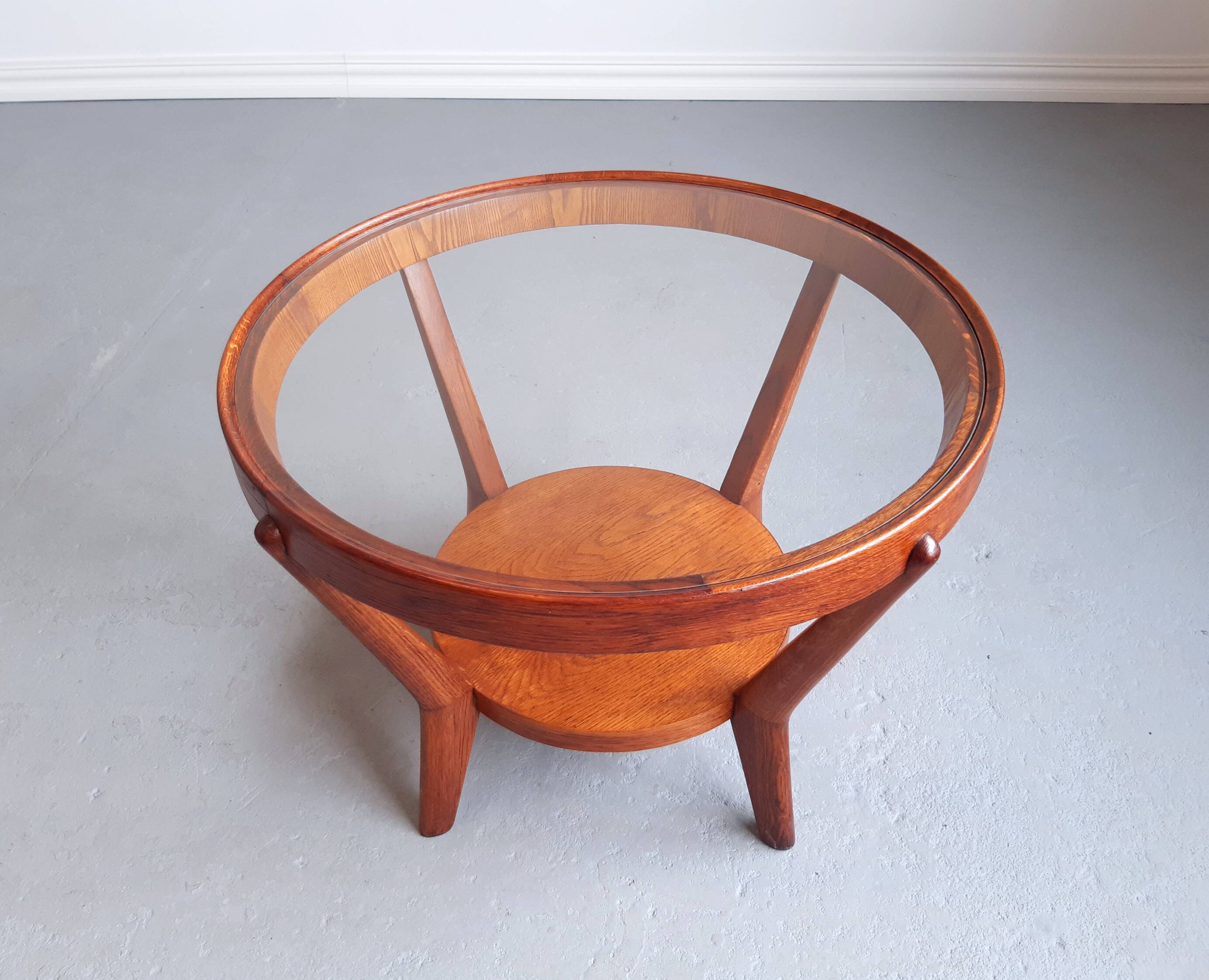 Czech Coffee Table by Kozelka and Kropacek, Interier Praha, 1950s