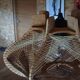 Scandinavian wooden and wire suspension, years