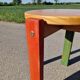 Set of 3 stackable pine stools