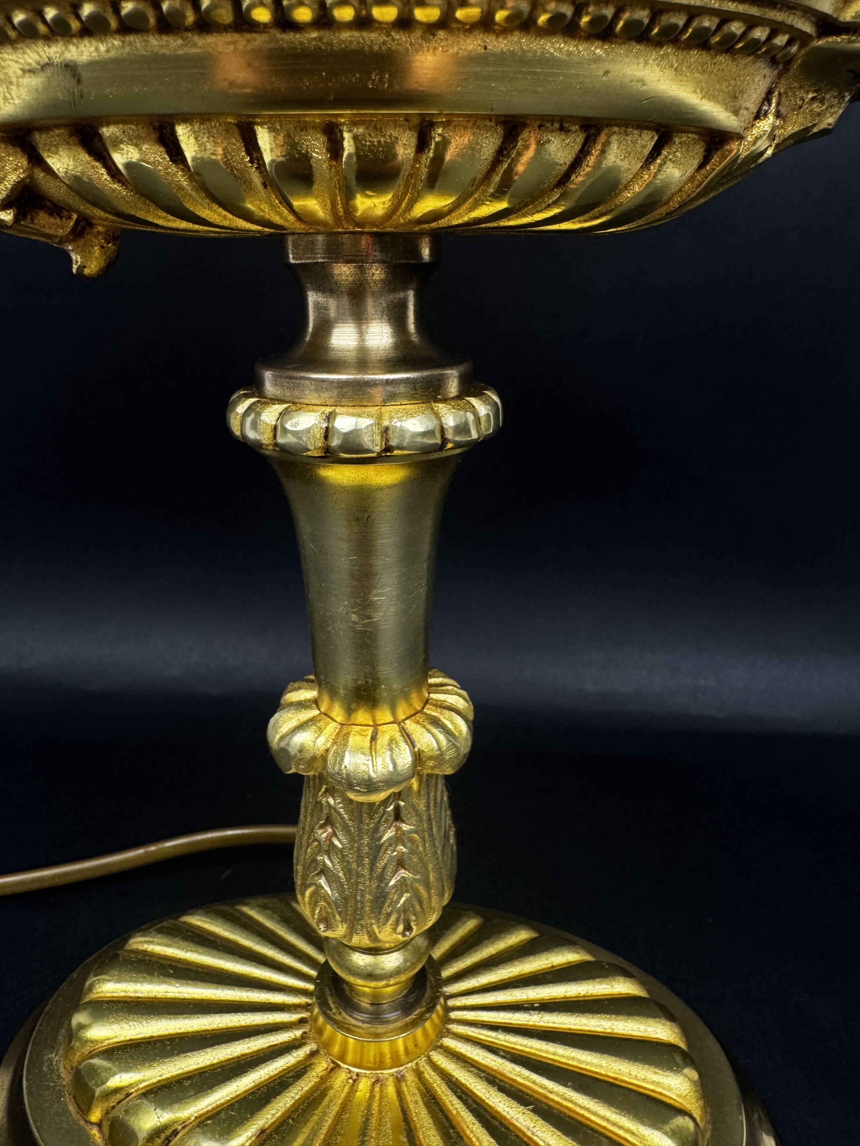 Lucien Gau – Directoire hot water bottle lamp, model 16031