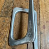 Repose pied design acier brossé Nelson Mobilier