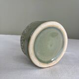 Celadon green artisanal vase
