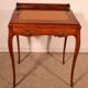 bureau / table à jeux en noyer d'époque napoléon III