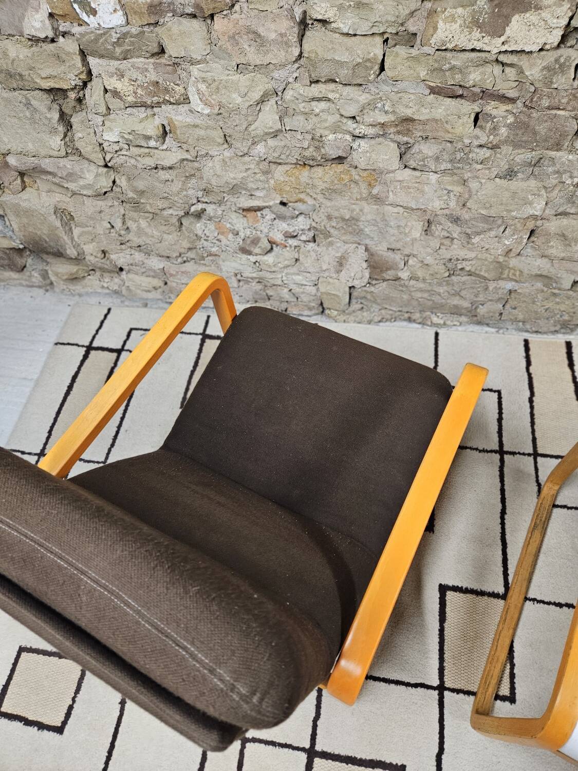 Set of Wilkhahn bentwood armchairs and tables, vintage 1980s