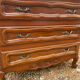 Louis XV style commode from the 1970s in solid wood.