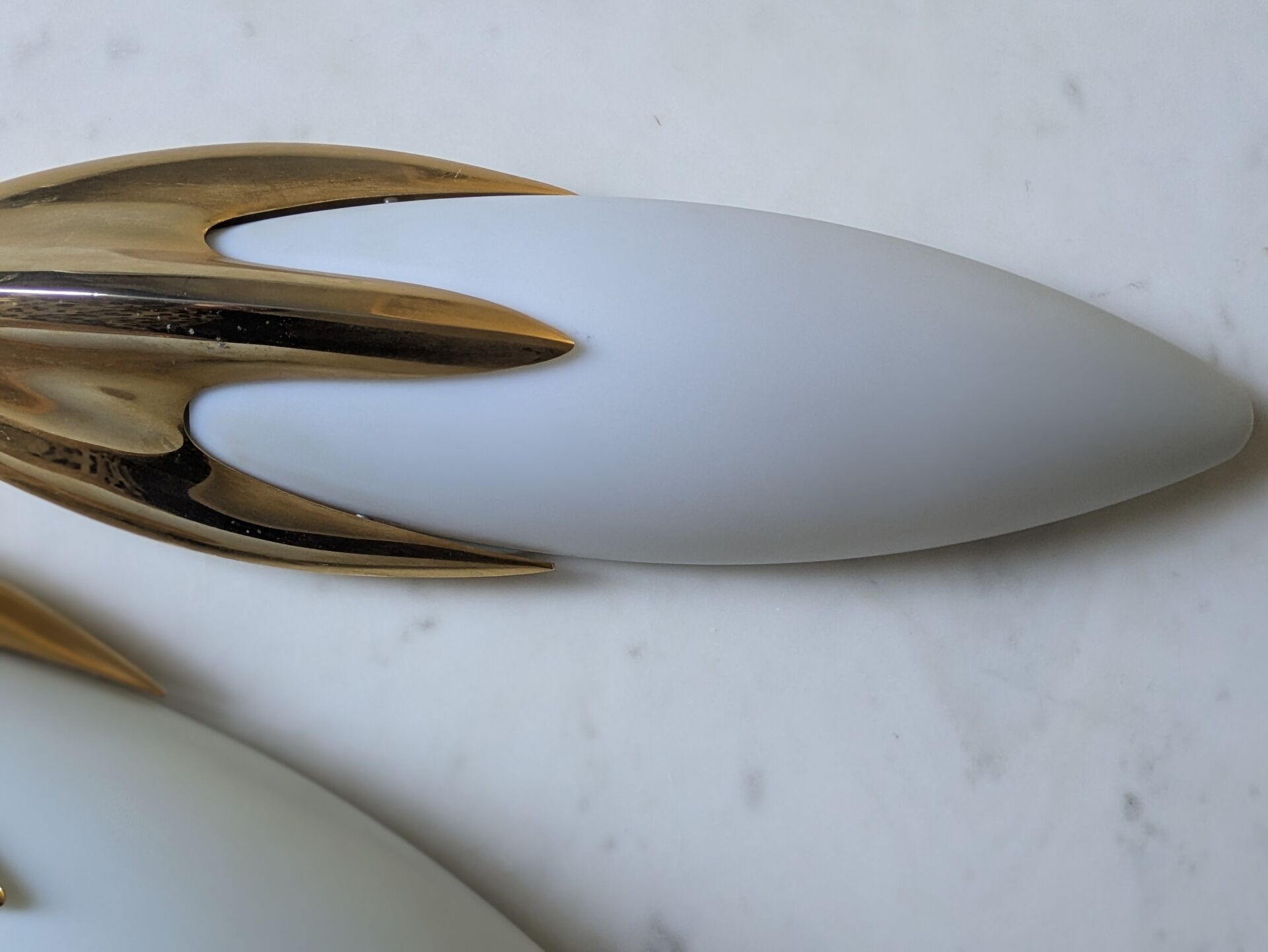 Paire d' appliques Space Age 70'