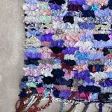 Colorful Boucherouite Moroccan rug - 95 x 211 cm
