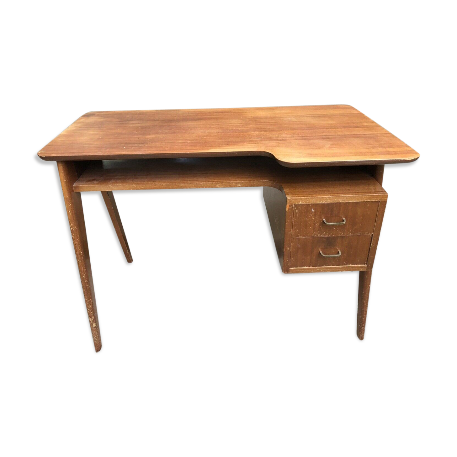 Office foot compass 1950 beech veneer