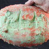 Bronze dish decorated with animals and children