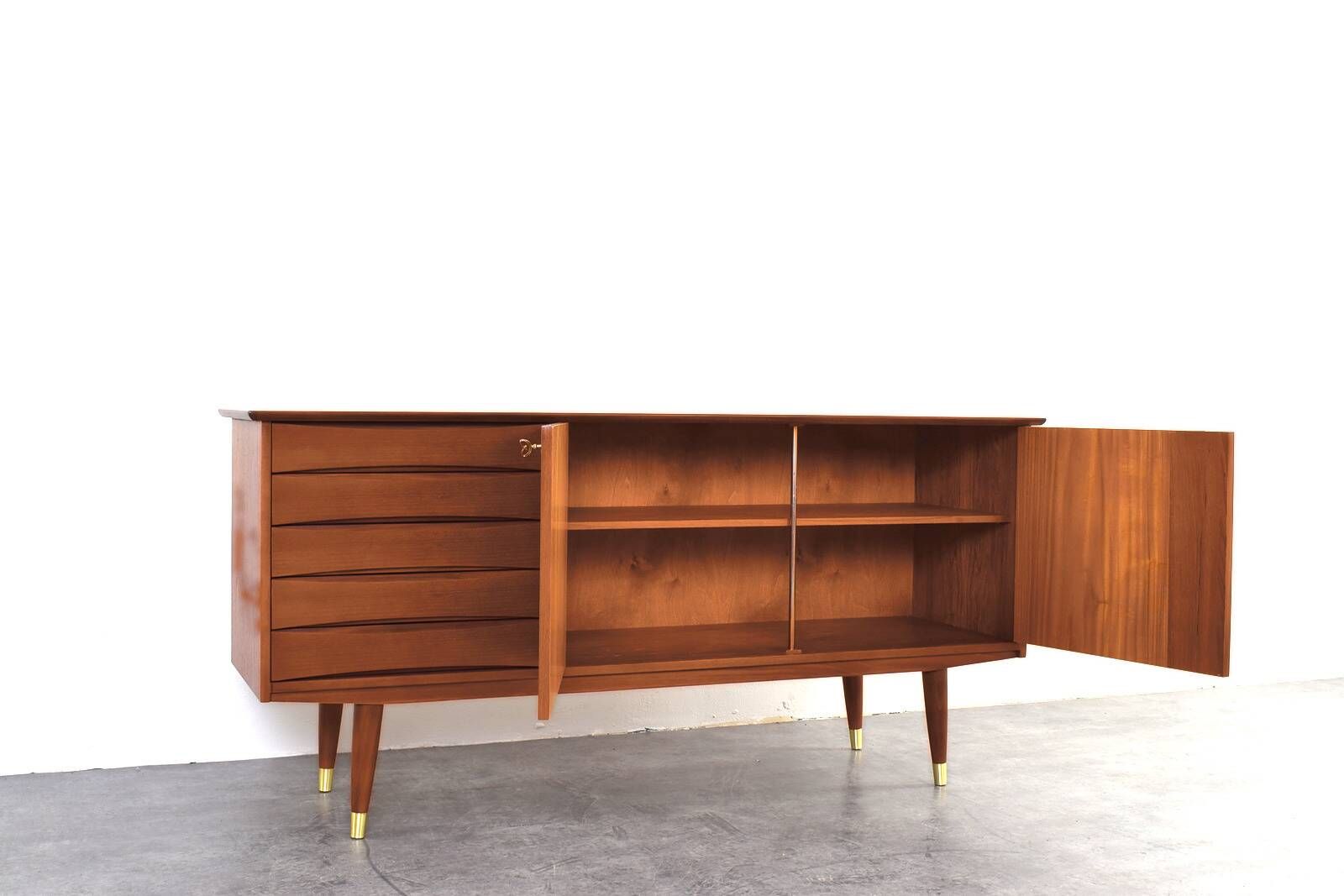 Mid-Century Teak Sideboard by Fredrik A. Kayser, Norway, 1960s.